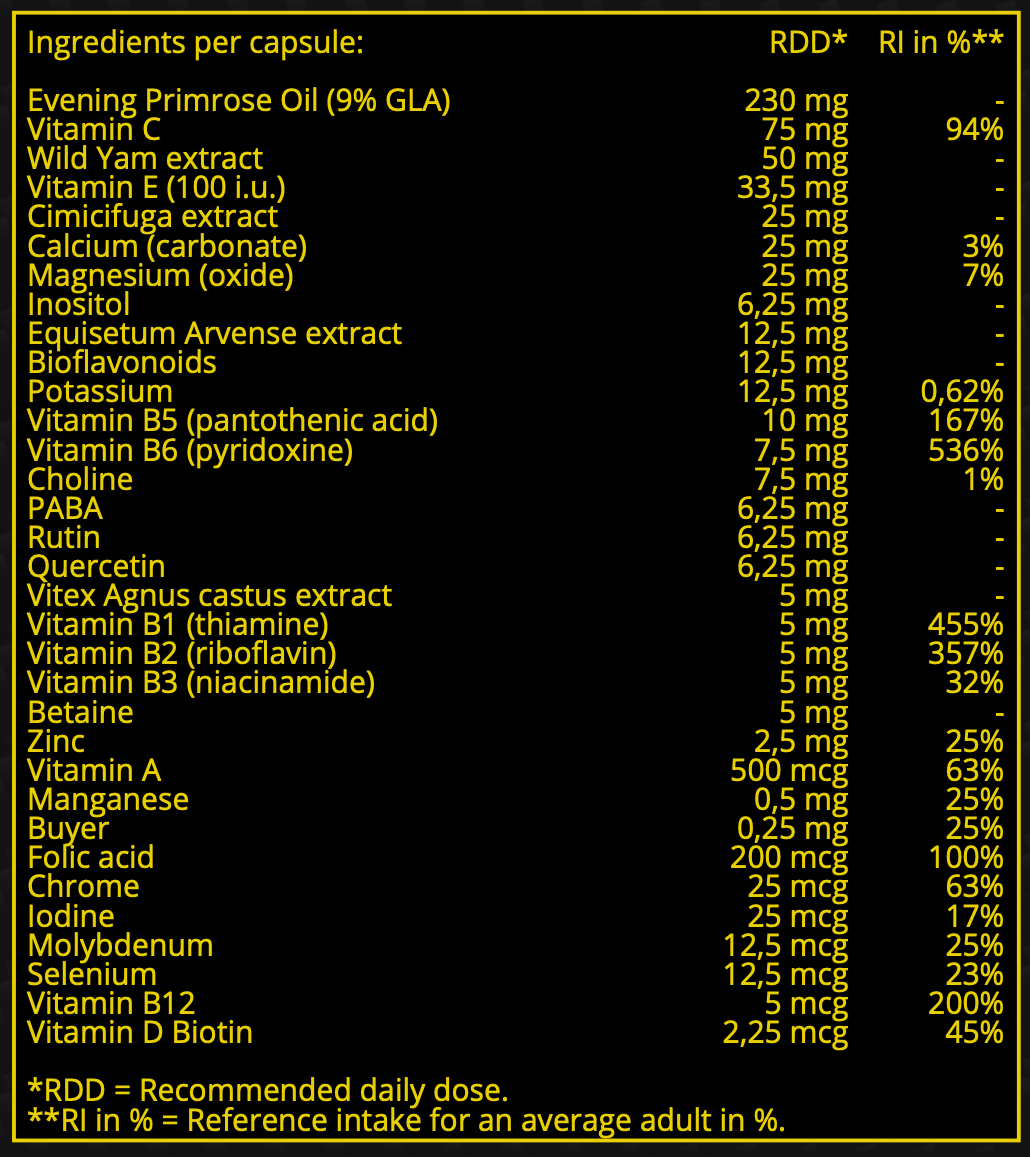 Pro Woman Multi Vitamin