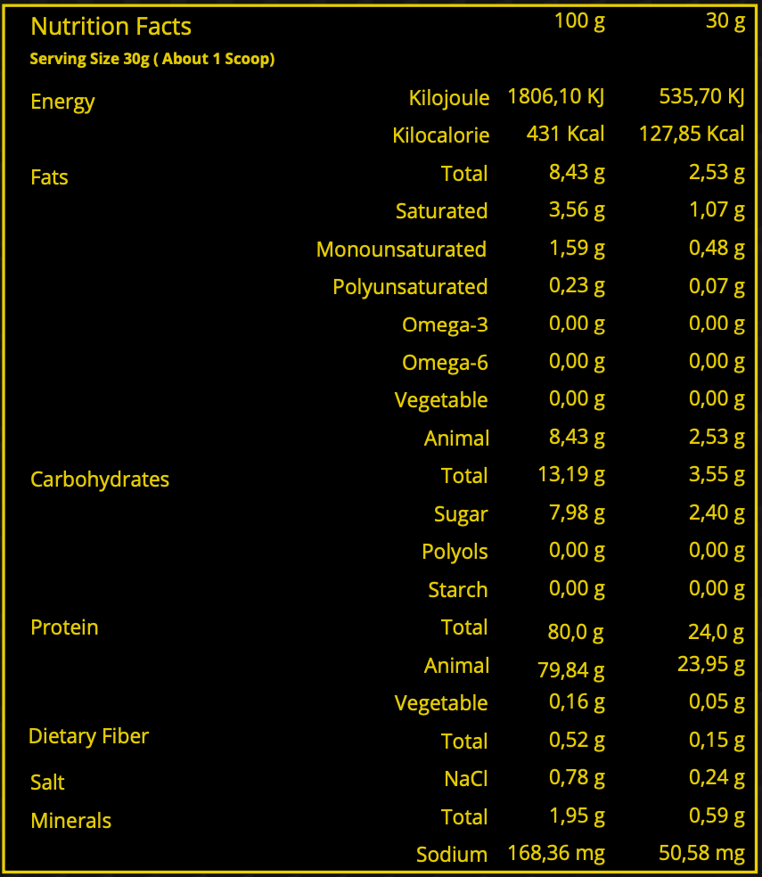 Whey Protein Vanilla